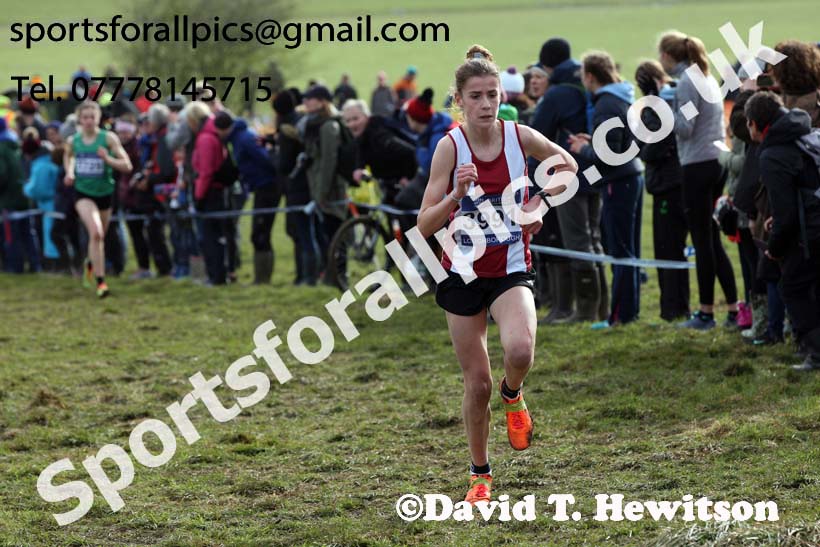 Girls under-15s 2019 British Athletics Inter Counties Cross Country, Prestwood Hall, Loughborough. Photo:  David T. Hewitson/Sports for All Pics